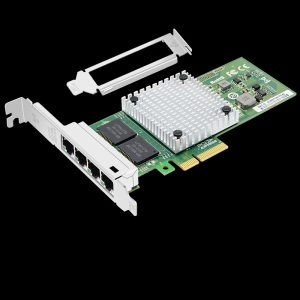 PCI-EX4 千兆四电口网卡（国产1860-4T芯片）