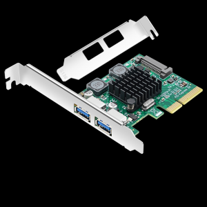 PCI-E 2口USB3.1扩展卡（4A免供电）