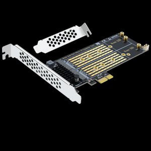 PCI-EX1转M.2双口扩展卡