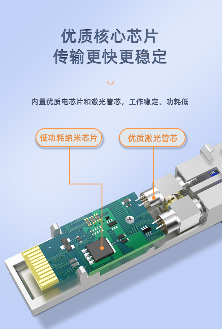 SFP 100M single mode dual fiber 20KM optical module