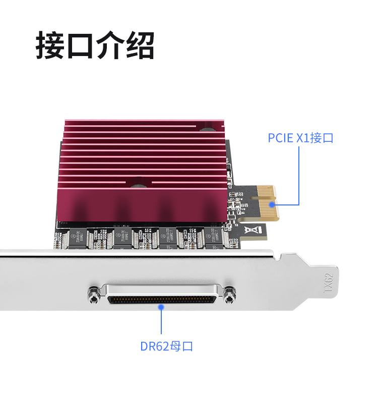 PCI-E to 8 serial port card