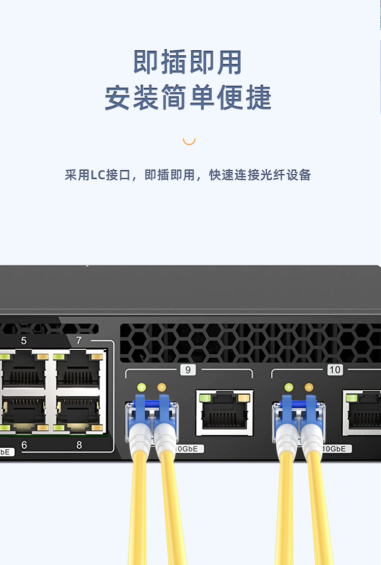 SFP+ 10G multi-mode dual-fiber optical module