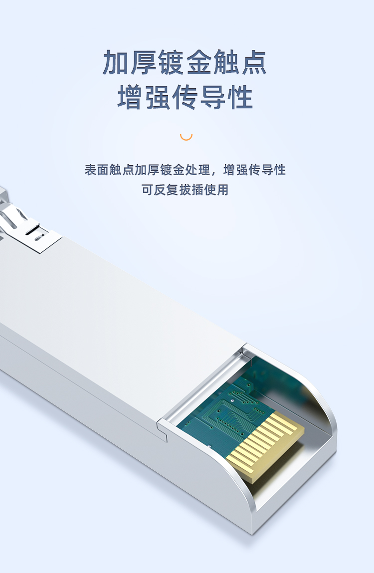 SFP+ 10G multi-mode dual-fiber optical module