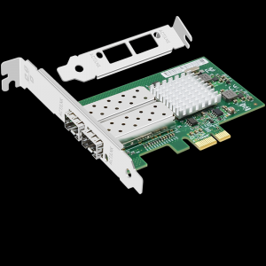 PCI-EX1 Gigabit dual optical port network card (Intel 82576 chip)