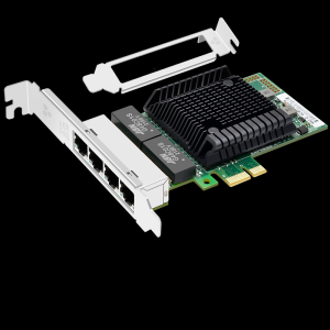 PCI-EX1 Gigabit four electrical port network card (domestic WX1860A4 chip)