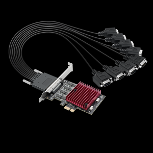 PCI-E to 8 serial port card