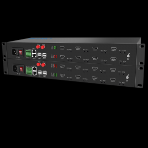 4-way two-way HDMI+network+4-way independent two-way audio optical transceiver