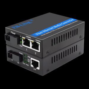 Gigabit single mode single fiber 1 optical 1 electrical + 1 optical 2 electrical fiber optic transceiver