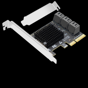 PCI-E X4 to SATA3.0 six-port expansion card