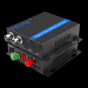 2-channel video + 1-channel reverse 485 data video optical transceiver