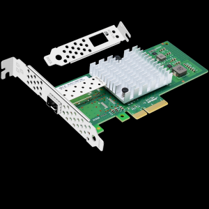 PCI-E X4 82599 Gigabit single optical port network card (new model)